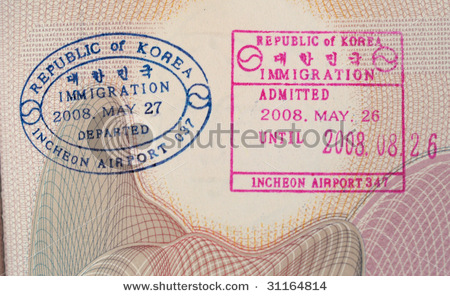 Singapore Passport Picture on South Korean Passport